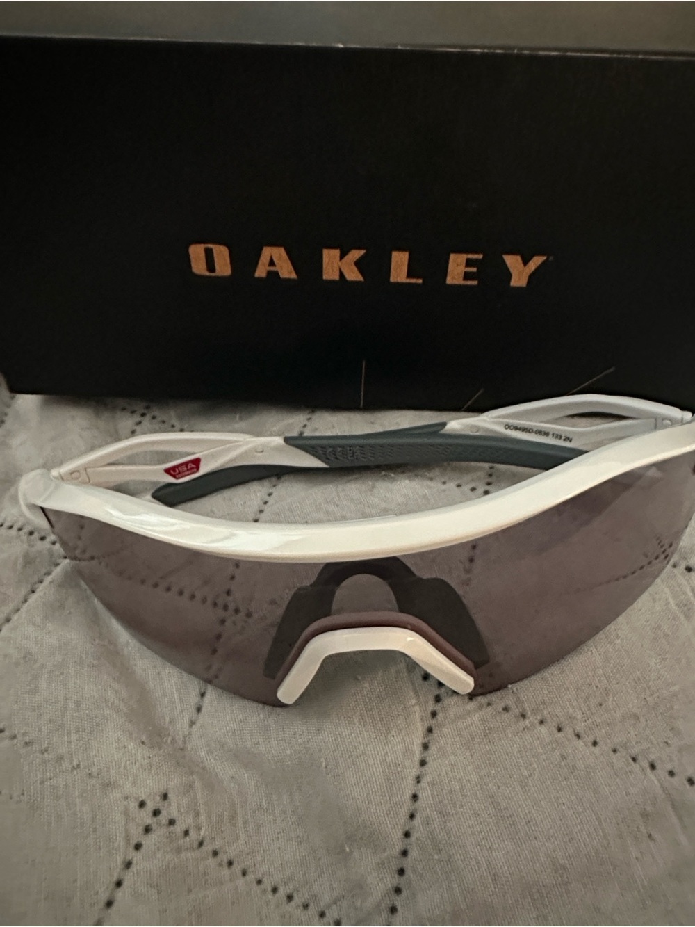 Oakley Radar Plate - Polished White Frame with Prizm Slate Lens